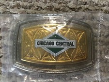 Chicago Central Belt Buckle