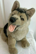 Deluxe FAO Schwarz 15" Plush German Shepherd, Toys R Us Stuffed Animal Dog