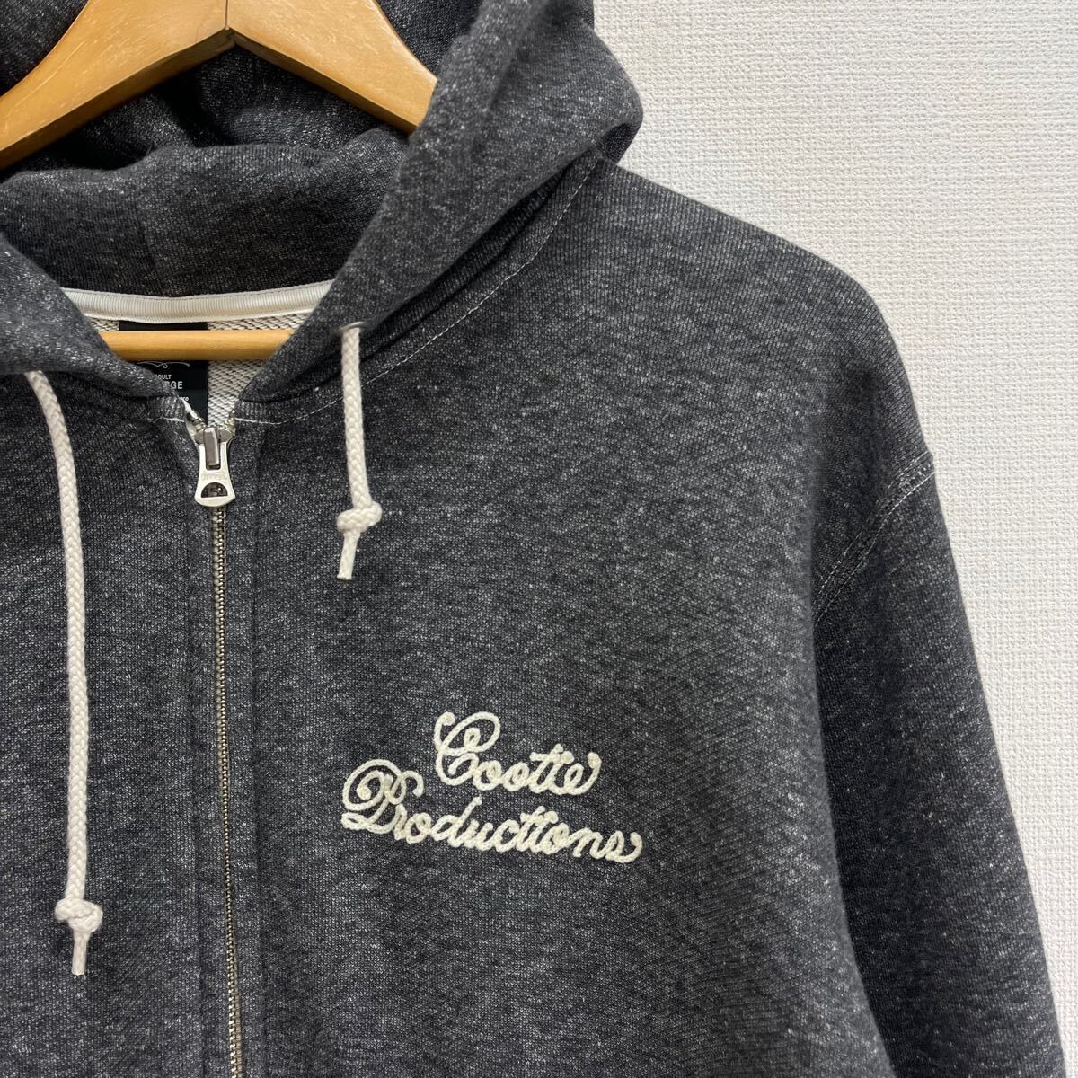 COOTIE PRODUCTIONS Cootie Zip Up Hoodie Logo Chain COOTIE PRODUCTIONS Cootie Zip Up Hoodie Logo Chain