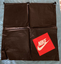Nike Retail Bag Vintage black plastic, Made in USA.