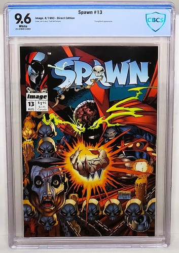 SPAWN #13 Direct Edition CBCS 9.6 Todd McFarlane Image Comics 1993 - Afbeelding 1 van 2