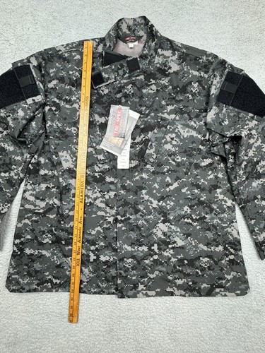 TRU-SPEC by Atlanco Military Camo Uniform Full Zip Jacket Shirt Mens 2XL - Picture 8 of 21