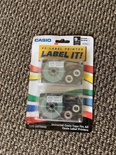 Casio EZ-Label Printer Label It Universal Tape 9mm XR-9X 2C