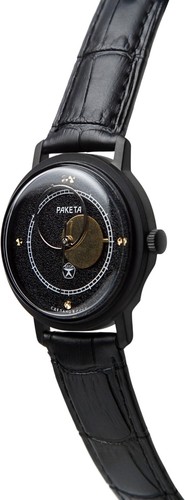 Orologio uomo Raketa Copernicus anni 80, lancette lunari vintage sovietico 2609 NA MECCANICO - Foto 5 di 5