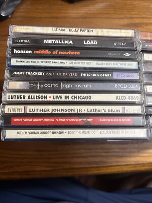 Music CD lot U-pick  Motley Crue, Metallica, Ice Cube, Hanson, Dolly Parton