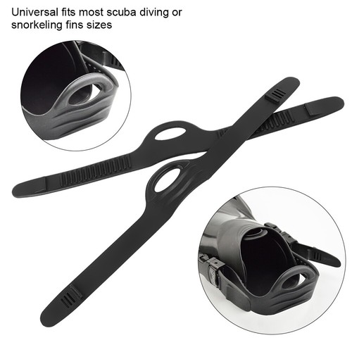 KEEP DIVING Adjustable Rubber Fin Flippers Strap Swimming Diving~ - Picture 7 of 11