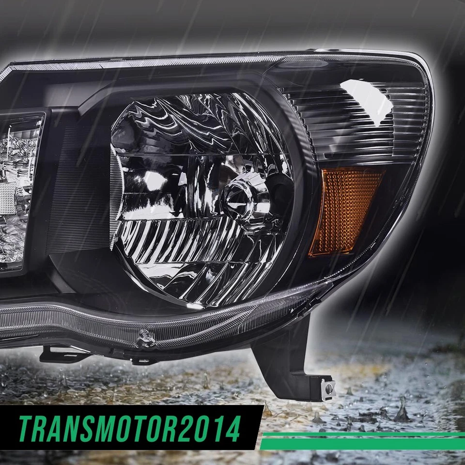 ПОДХОДЯТ ДЛЯ 2005 2006-2011 TOYOTA TACOMA ЧЕРНЫЕ ЯНТАРНЫЕ ФАРЫ И СВЕТОДИОДНЫЕ ЗАДНИЕ ФОНАРИ - Изображение 3 из 4