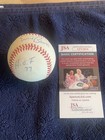 Ernie Banks HOF 77 Autographed ONL Baseball JSA COA Vintage — photo 4