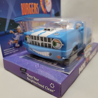 Moe Muscle Chevron Cars Blue 2009 Jim's Burgers Hot Rods Old