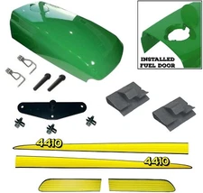 New Upper Hood with Assembled Fuel Door /Catch /Clips Fits John Deere 4410 