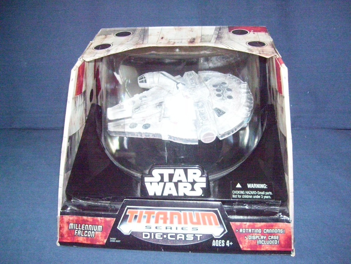 Star Wars Titanium Series Large Die-Cast Millennium Falcon