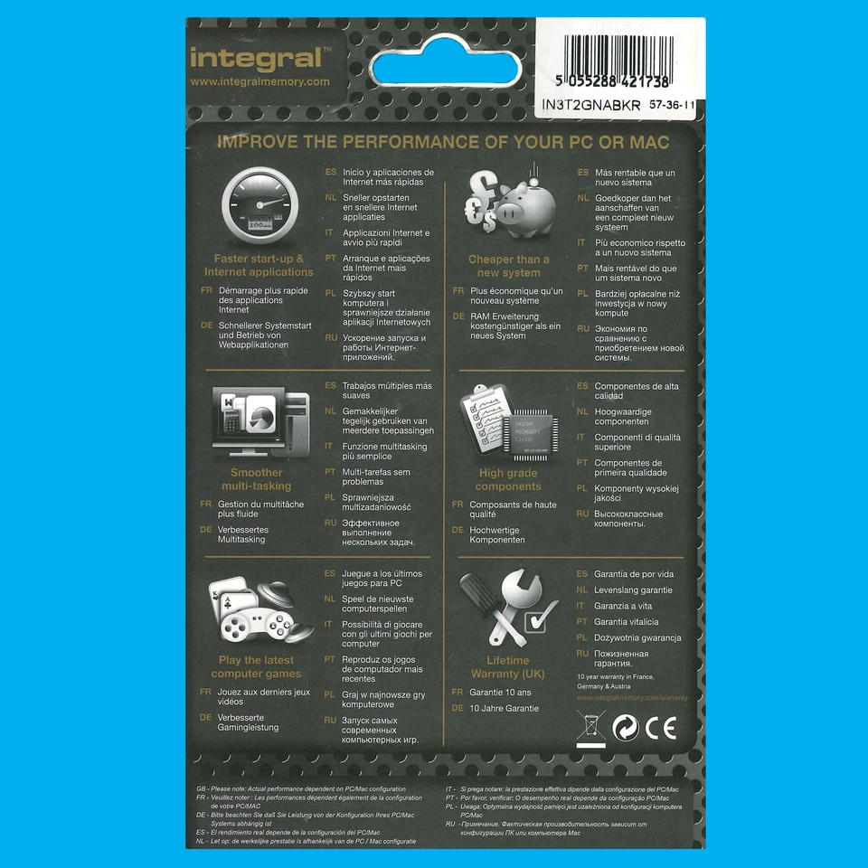 Integral DDR3 2GB Desktop RAM, Memory Upgrade, 1600Mhz, Fast Start-Up - Image 3 of 3