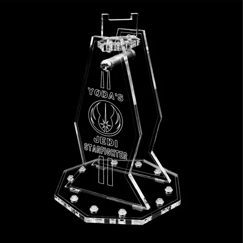 Acryl Display Stand für LEGO 75168 Yoda's Jedi Starfighter - Made in Germany
