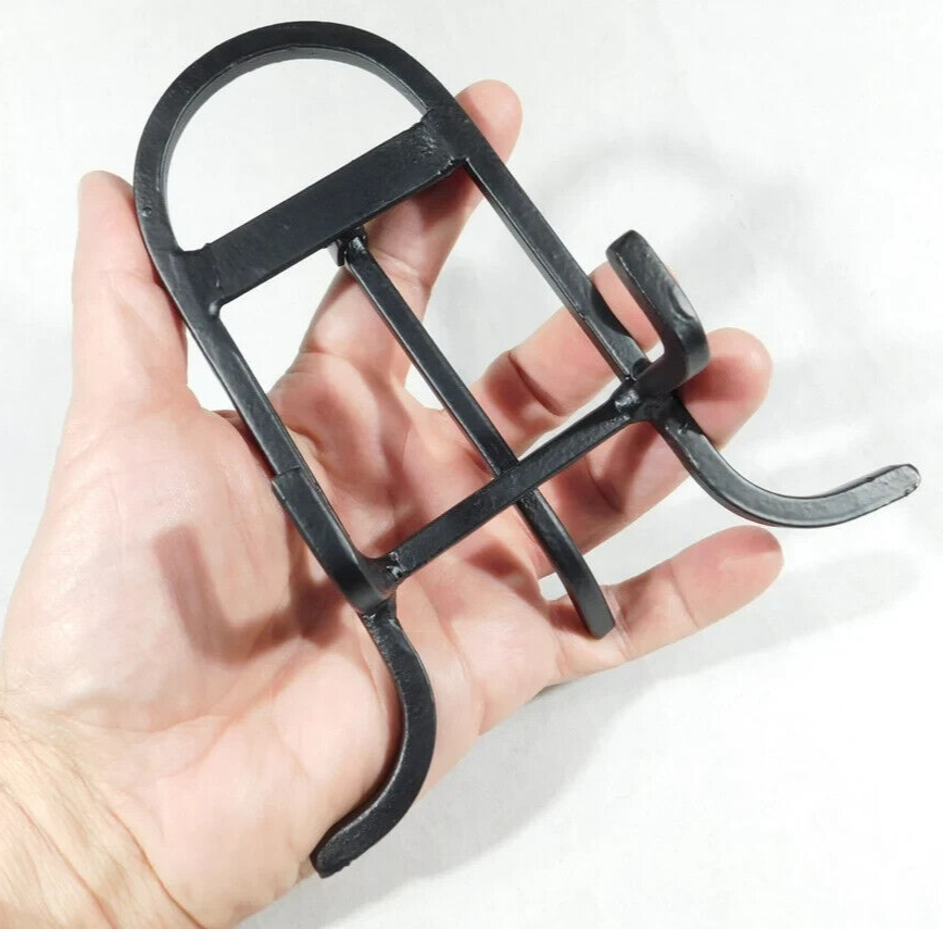 Black Metal Folding Easel Display Stand Compact Small Size