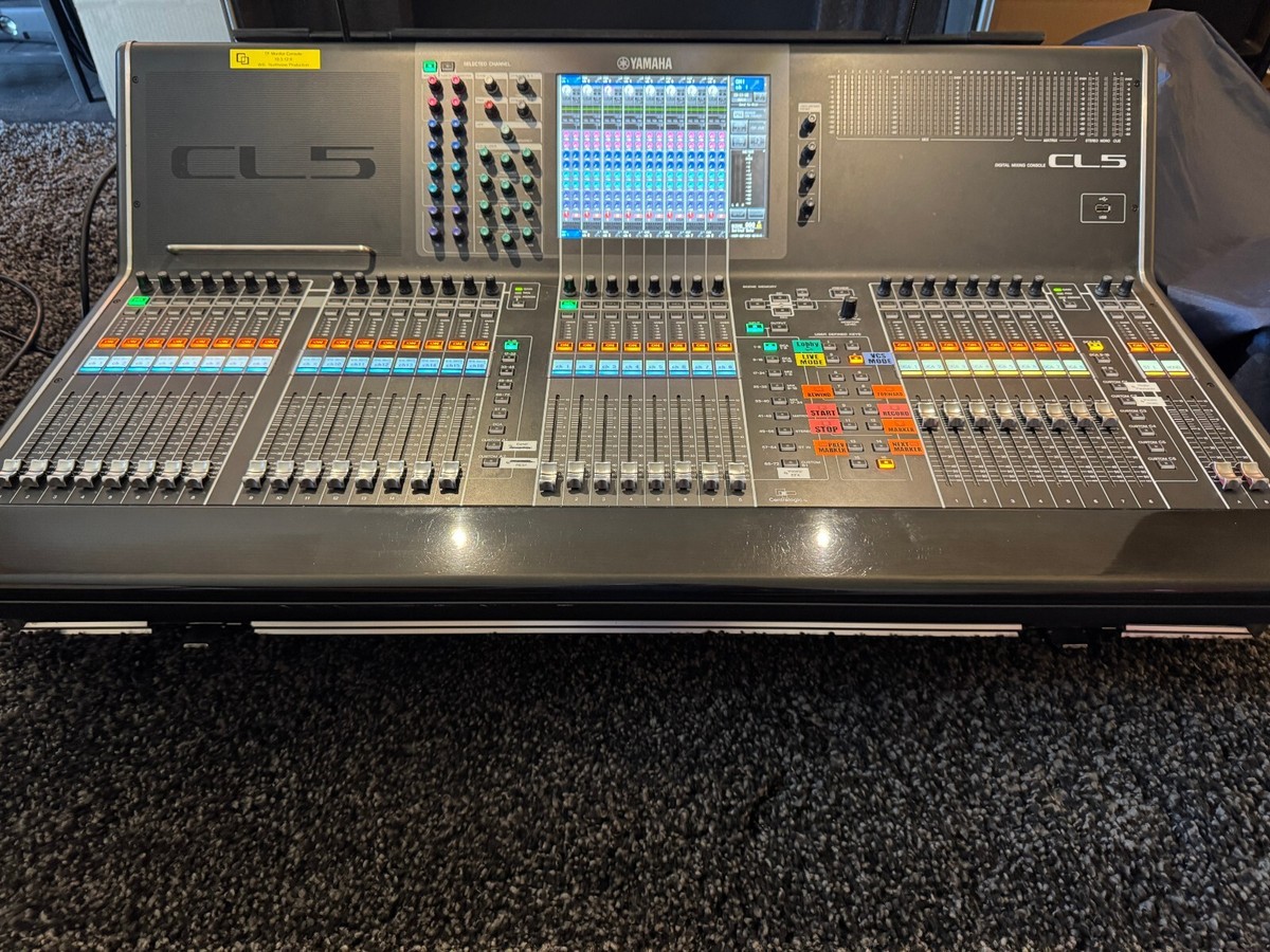 Yamaha CL5 80 Ch Digital Audio Console Mixer Dante Church Owned