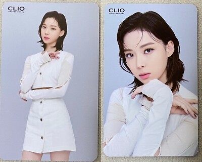 aespa X CLIO NEW 100% Official Goods Double Sided PHOTOCARD