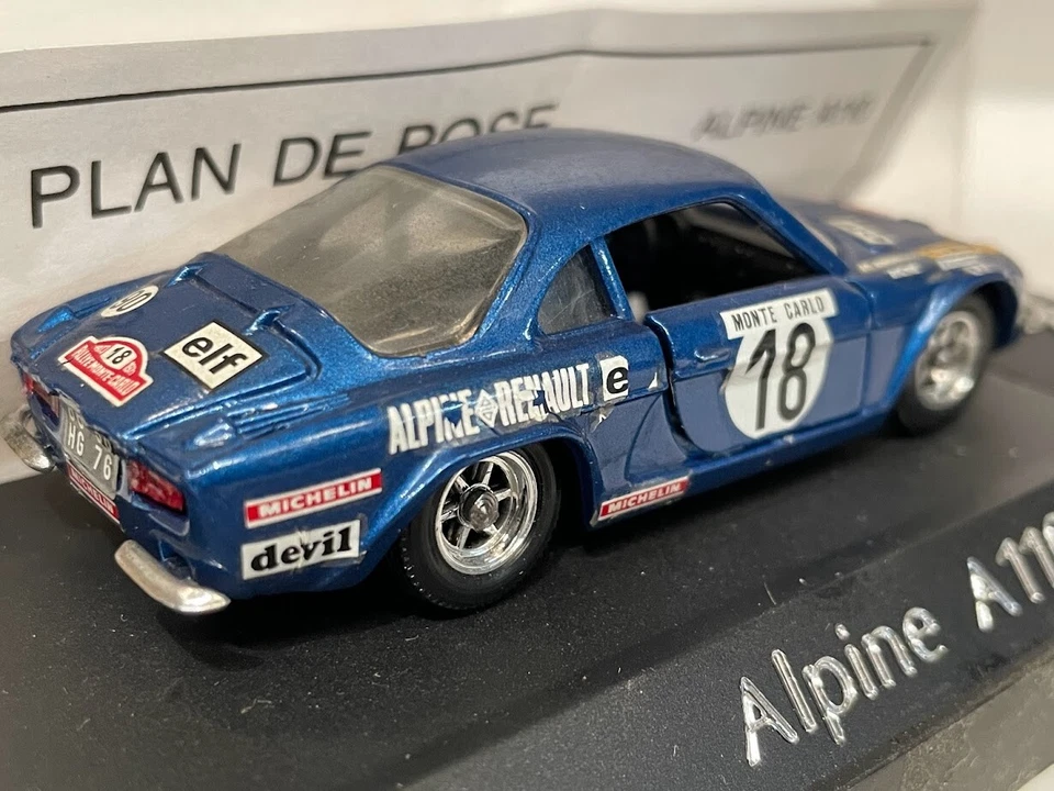 SOLIDO1904 Alpine A110 Andruet Rally Montecarlo 1:43 Diecast coche - Imagen 2 de 4