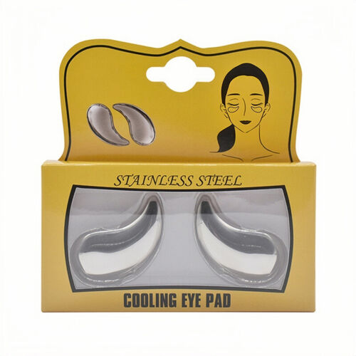 1pair Cooling Eye Pad Stainless Steel Eye Mask Ice/Hot Eye Patches For Puffy -jy - Picture 7 of 12