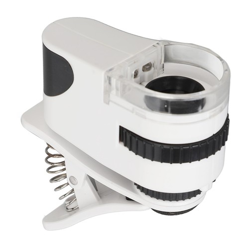 Lupa tipo clip con iluminación LED UV zoom 50X microscopios universales joya CHW - Imagen 3 de 24