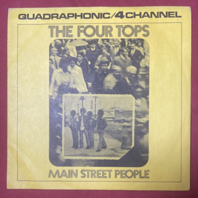4 Tops Special Promo QUAD Record ''Main Street People'' ABC Records PRO-40012 1974