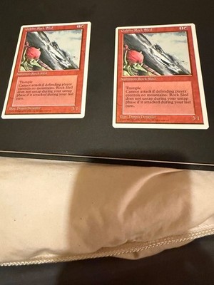 2 NP GEM/MINT!! MTG Goblin Rock Sleds Fourth EDITION!
