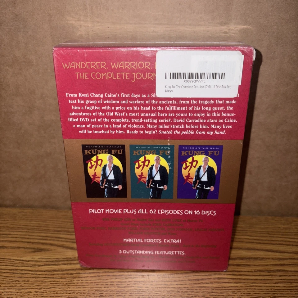*Kung Fu The Complete Series DVD Box Set Seasons 1-3 ~ Brand New - Image 3 of 3