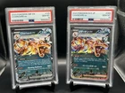 2023 Pokemon Charizard ex #125 & Japanese Charizard ex #066 PSA 10 (Both Cards)
