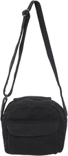 Collsants Small Crossbody Bag Cute Purse Mini Canvas Black 