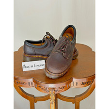 Dr. Martens MIE England Oxford Brown Shoes US Mens 7 Womens 8 0014B