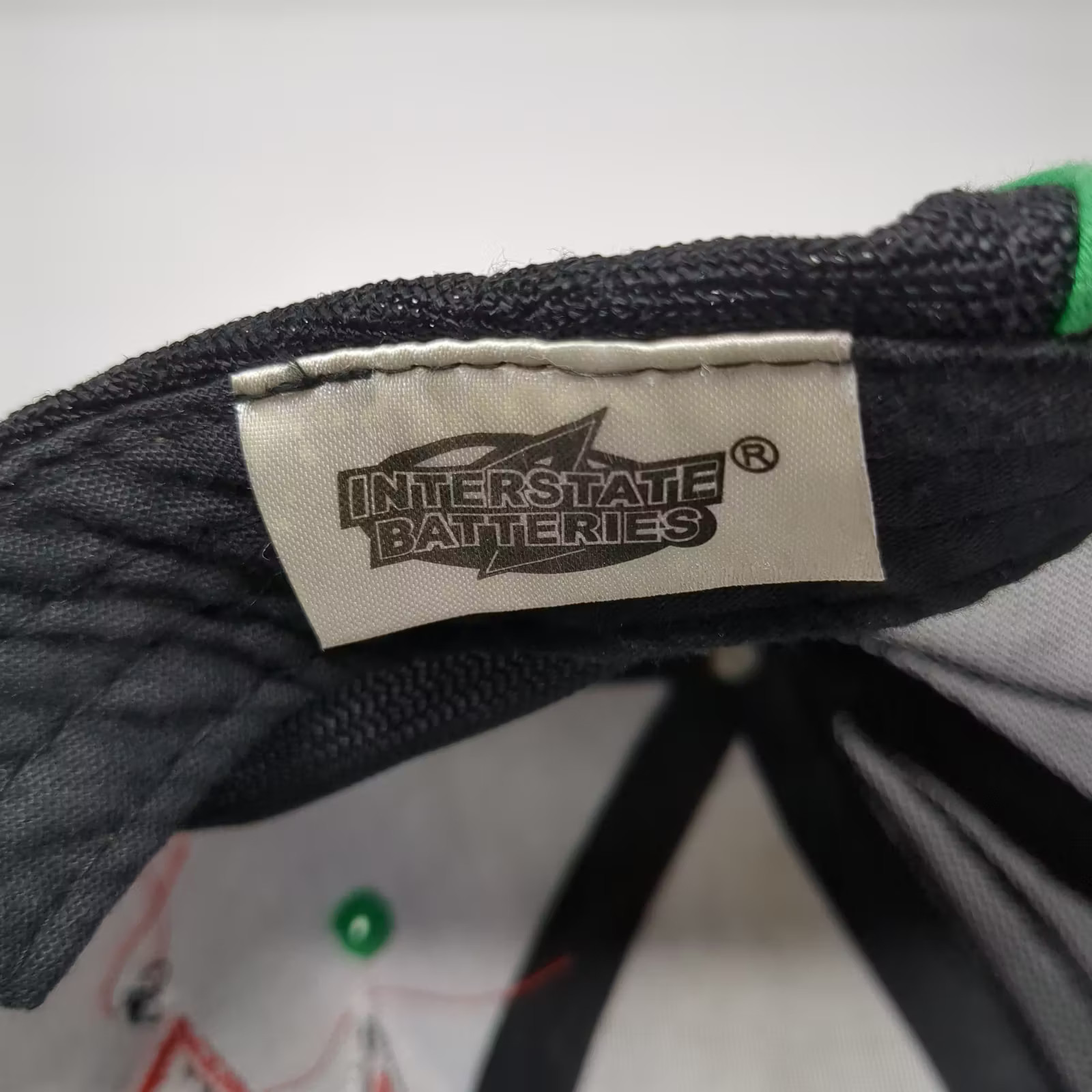 Interstate Batteries Baseball Cap Black Green OS … - image 9