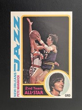 1978-79 Topps Basketball card #80, New Orleans Jazz, HOFer, PETE MARAVICH, NrMT