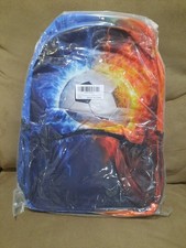New Soccer Ball Backpack New 16 Inches Book Bag School Sports Nice.