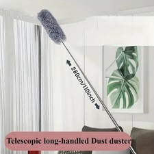 Microfiber Duster Soft Feather Dusting Brush Household Extendable Cleaning Tool 