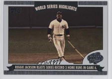 2004 Topps World Series Highlights Reggie Jackson #WS-RJ HOF 19zg