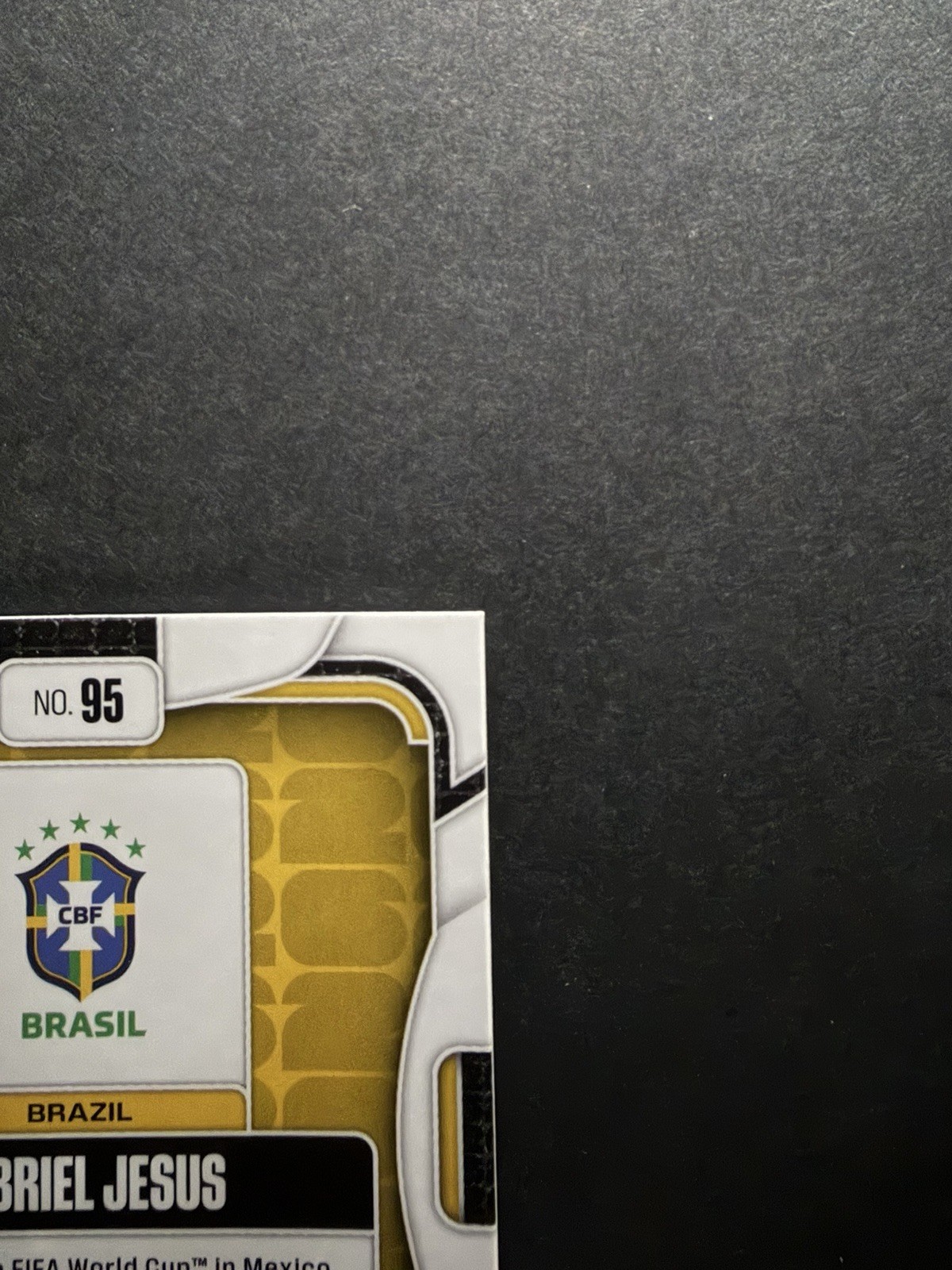 Panini 2026 Prizm FIFA WC Gabriel Jesus Gold Preferred Prizm /10 *NUMBER MATCH* view 6