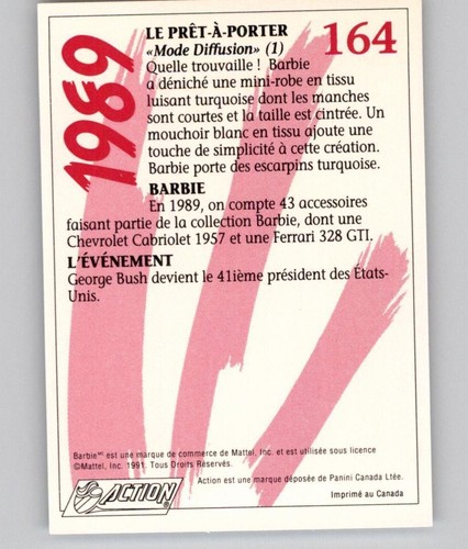 Set Barbie 1969 164 Card - Imagen 2 de 2