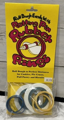 Rolling Pin Rings 4-Sizes Guides Rubber New Kitchen Tool Gadget
