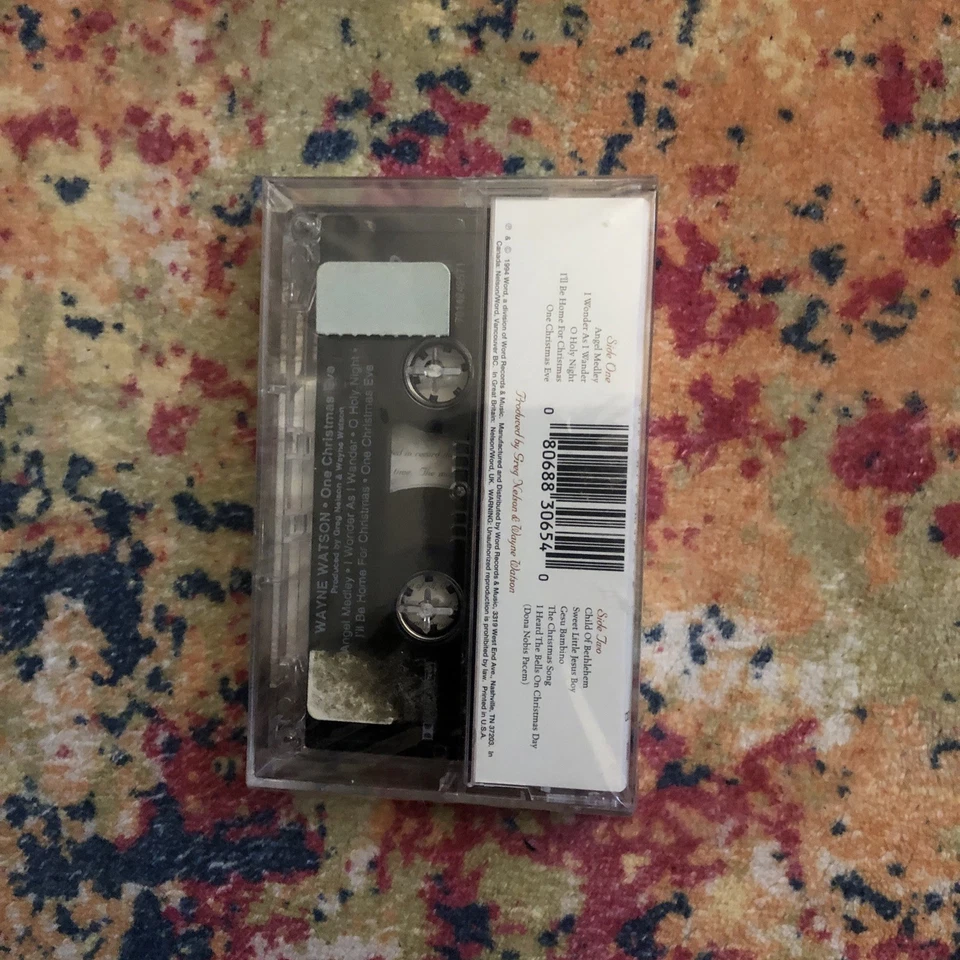 New Sealed WAYNE WATSON, ONE CHRISTMAS EVE, AUDIO CASSETTE Tape Free Shipping - Image 2 of 4
