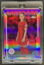 2024-25 Topps Women's Chrome Lena Oberdorf Pink Refractor #/250