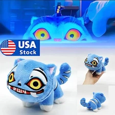 20cm Derpy Tiger Plush Toy,Funny Stuffed Animal, Cute Gift for Kids&Collector CW