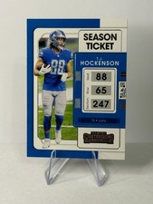 2021 Panini Contenders T.J. Hockenson Season Ticket Detroit Lions TE