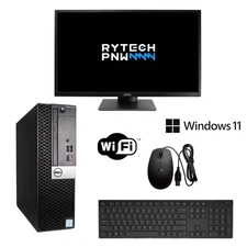 Bundle Monitor and Dell OptiPlex SFF | Win 11 | 32 GB | 1 TB SSD | Wi-Fi