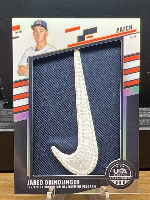 JARED GRINDLINGER  2026 PANINI STARS & STRIPES USA PW JUMBO NIKE SWOOSH PATCH /9