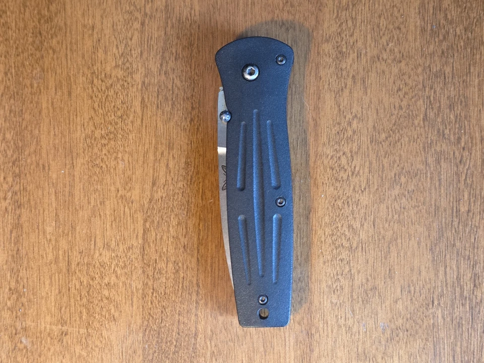 OG 80's Mel PARDUE Benchmade 350 Pocket Knife 1/2 Serrated - Image 3 of 4