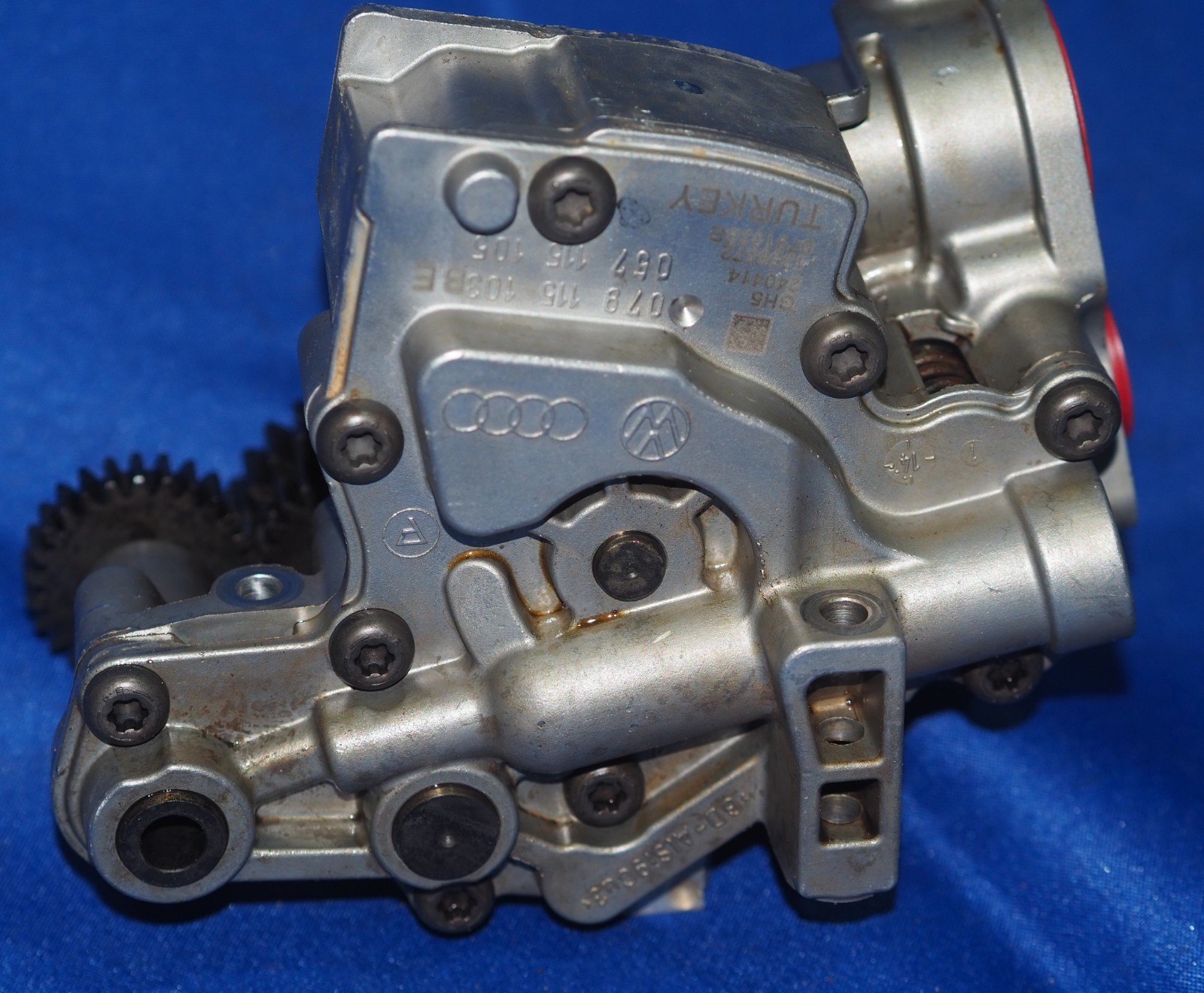 2013-2018 Bentley Continental GT GTC Spur 4.0L Engine Oil Pump Assembly 31K Mi!