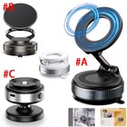 360° Adjustable Magnetic Vacuum Suction Cup Car Phone Holder Mount for MagSafe