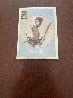2001 Topps Baseball 50 Years Before There Was Topps #BT5  Ty Cobb     Free Ship!