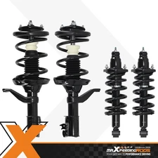 4pcs Front Rear Struts w/Coil Sprigs Kit for Honda CR-V 2002 2003 2004 2005 2006