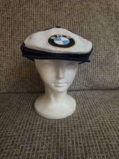 Vintage BMW Snapback Drivers Racing Hat Newsboy Cabbie Gatsby Flat Cap M3 Rare