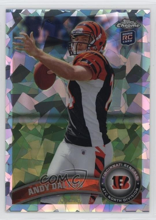 2011 Topps Chrome Crystal Atomic Refractor 99/139 Andy Dalton #51 Rookie RC 1b41